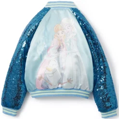 Outlet Blouson La Reine des Neiges style universitaire pour enfants Enfant Vêtements Pour Enfant