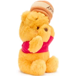 New Japon Peluche Winnie l'Ourson avec pot de miel sur la tête de taille moyenne, 30 cm Peluches