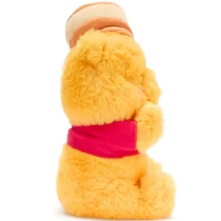 New Japon Peluche Winnie l'Ourson avec pot de miel sur la tête de taille moyenne, 30 cm Peluches