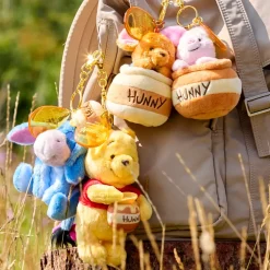 Hot Japon Porte-clés petite peluche Petit Gourou dans un pot de miel, Winnie l'Ourson, 14 cm Peluches