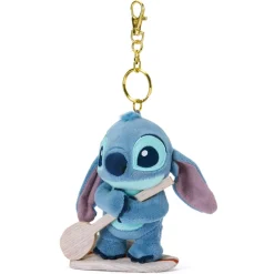 Japon Porte-clés petite peluche Stitch sur un surf, Lilo & Stitch, 14 cm Peluches