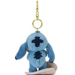 Japon Porte-clés petite peluche Stitch sur un surf, Lilo & Stitch, 14 cm Peluches