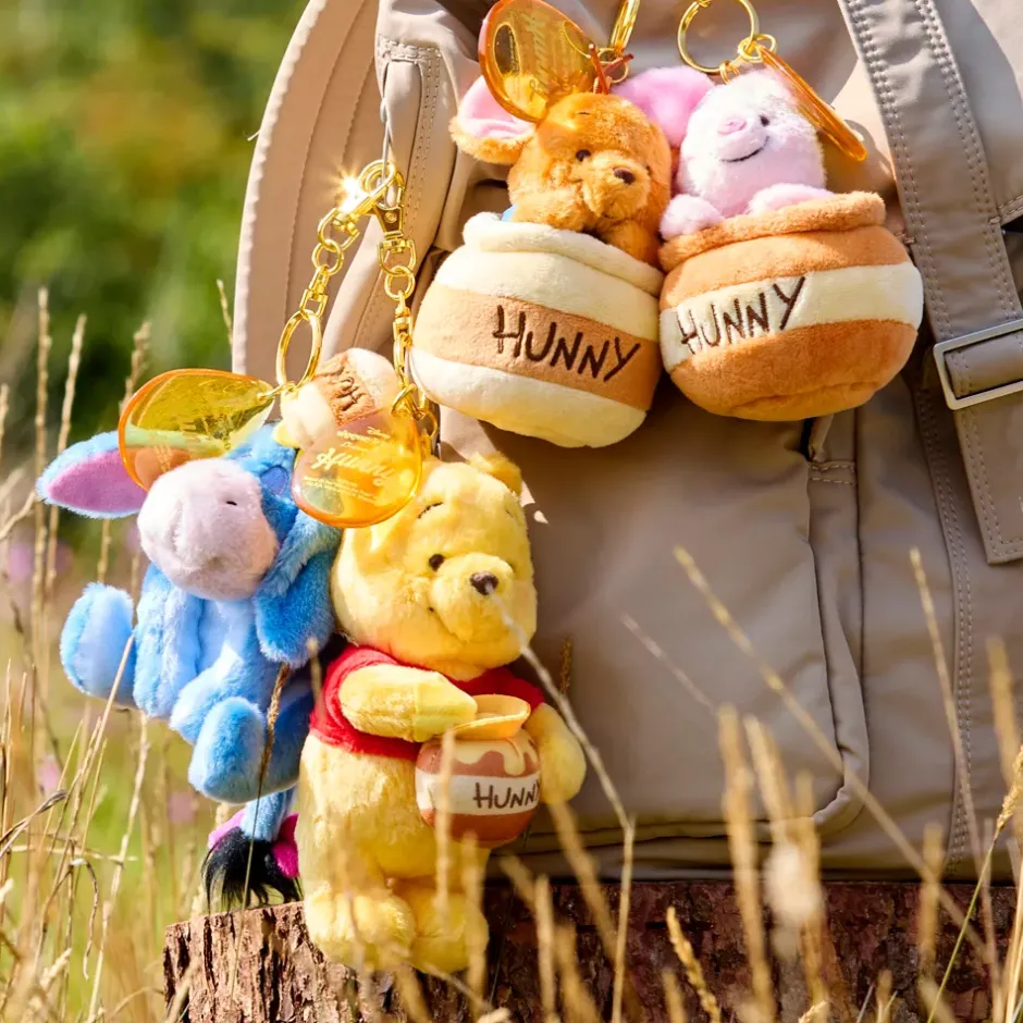 Online Japon Porte-clés petite peluche Porcinet dans un pot de miel, Winnie l'Ourson, 15 cm Peluches