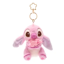 Best Japon Porte-clés petite peluche Stitch Sakura, Lilo & Stitch, 14 cm Peluches