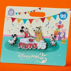 Outlet Ensemble de pin's 95e anniversaire de Pluto en édition limitée Pins