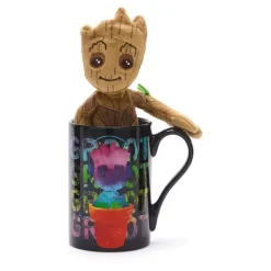 Discount Ensemble Mug avec mini peluche Groot, Les Gardiens de la Galaxie Peluches|Mugs, Tasses Et Gobelets