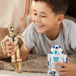 New Figurines articulées R2-D2 et C-3PO lumineuses et sonores, Star Wars Figurines