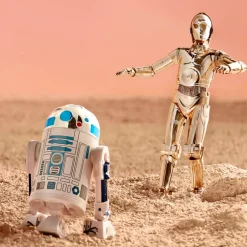 New Figurines articulées R2-D2 et C-3PO lumineuses et sonores, Star Wars Figurines