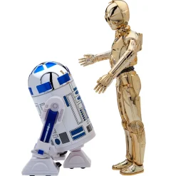 New Figurines articulées R2-D2 et C-3PO lumineuses et sonores, Star Wars Figurines