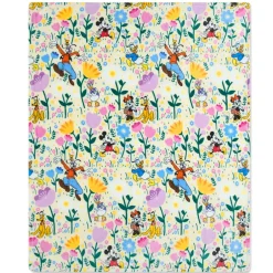 Outlet Jeté Mickey et ses amis en polaire à fleurs Accessoires De Décoration Disney|Ameublement