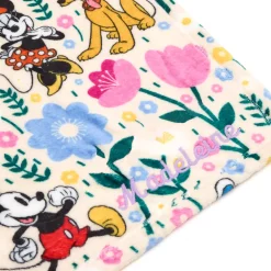 Outlet Jeté Mickey et ses amis en polaire à fleurs Accessoires De Décoration Disney|Ameublement