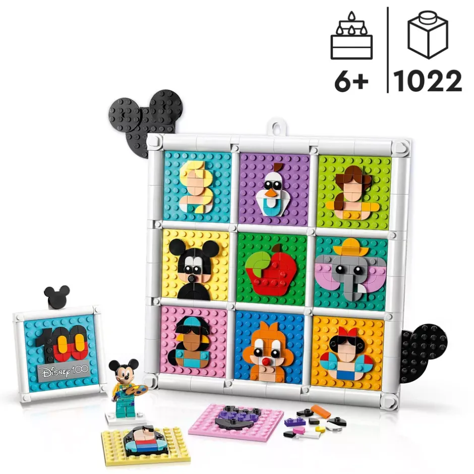 Clearance LEGO Set de décoration 100 ans d'icônes Disney Lego