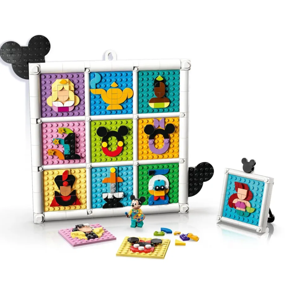 Clearance LEGO Set de décoration 100 ans d'icônes Disney Lego