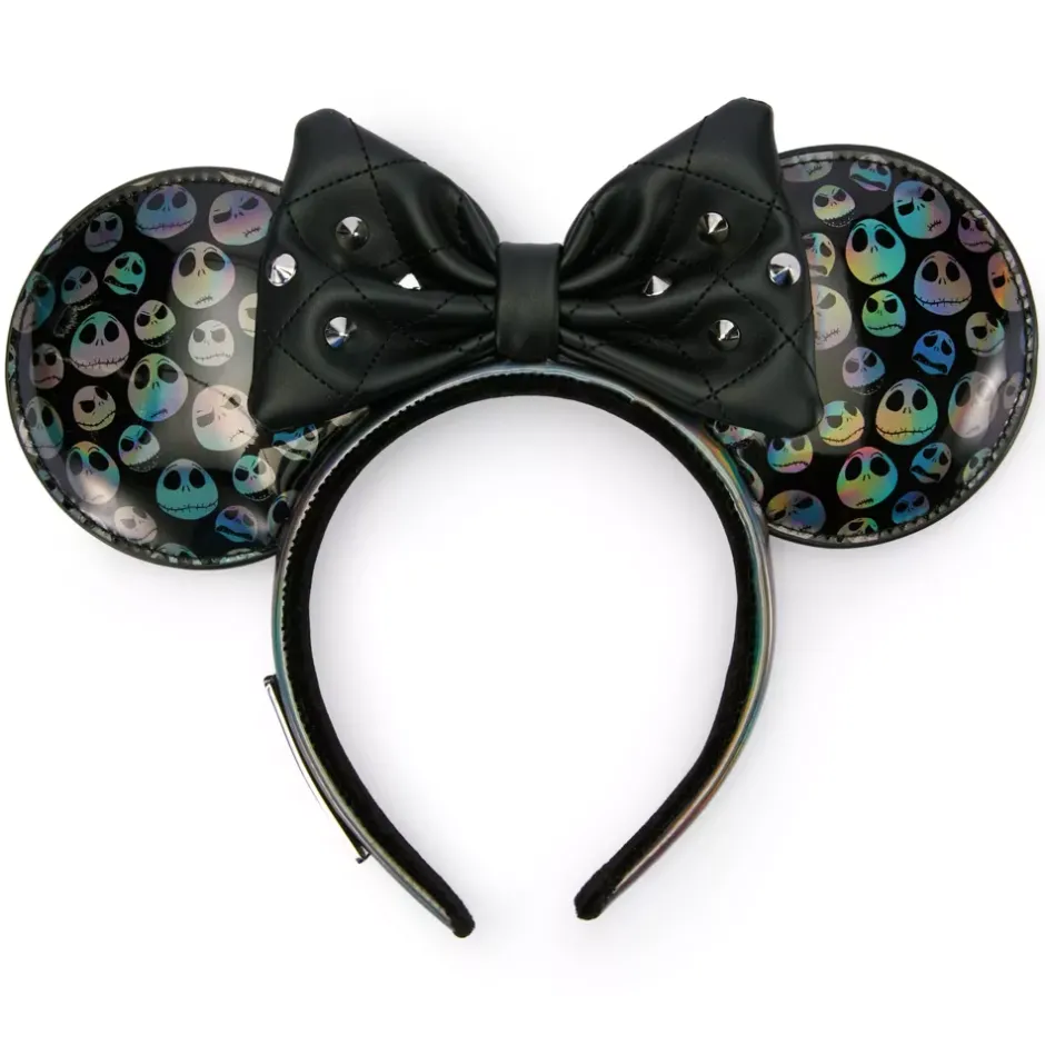 Outlet Loungefly Serre-tête à oreilles Jack Skellington pour adultes, L'Étrange Noël de monsieur Jack de Tim Burton Oreilles Disney