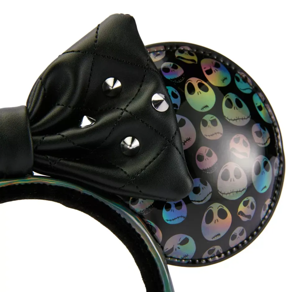 Outlet Loungefly Serre-tête à oreilles Jack Skellington pour adultes, L'Étrange Noël de monsieur Jack de Tim Burton Oreilles Disney