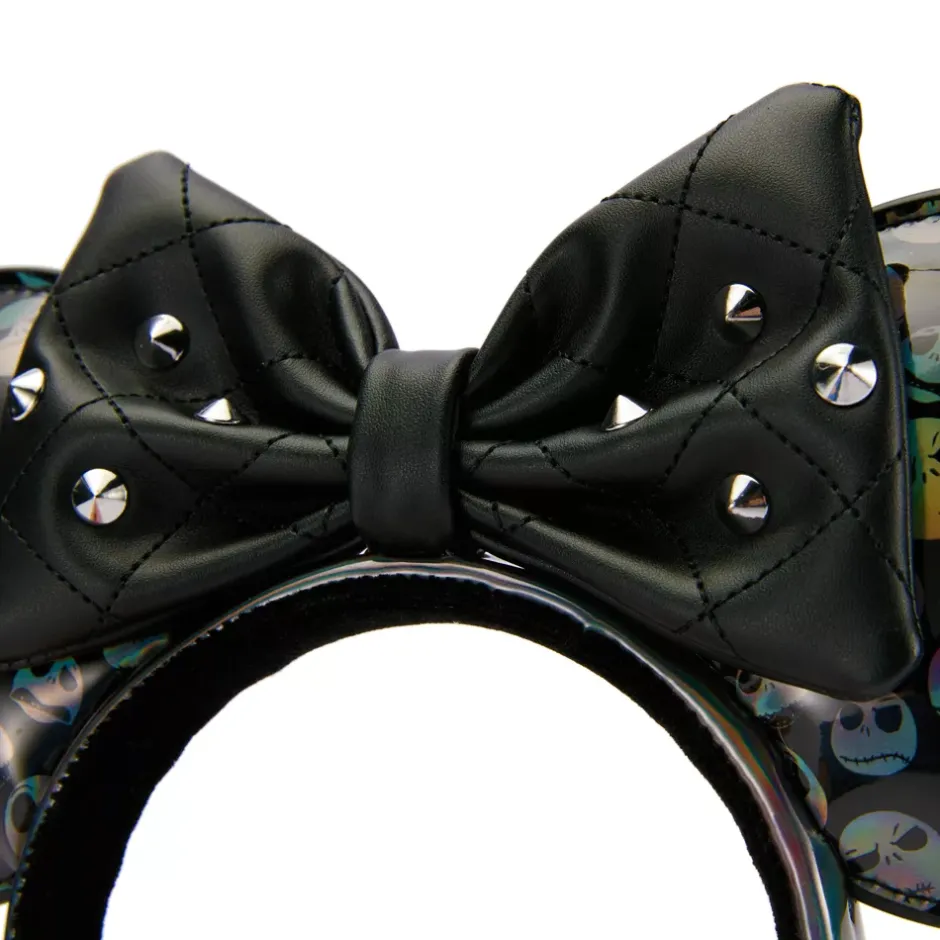Outlet Loungefly Serre-tête à oreilles Jack Skellington pour adultes, L'Étrange Noël de monsieur Jack de Tim Burton Oreilles Disney