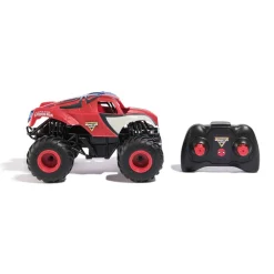 Monster Jam Monster Truck télécommandé Marvel The Amazing Spider-Man, échelle 1:24, jouets pour garçons et filles âgés de 4 ans et plus Véhicules