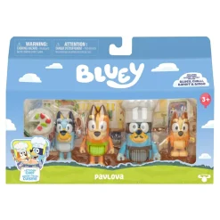 Clearance Moose Toys Ensemble de figurines Bluey Pavlova Figurines