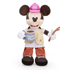 Best Moyenne peluche Mickey au camping – 40 cm Peluches