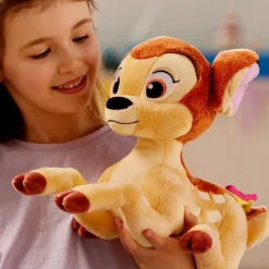 Sale Peluche Bambi de taille moyenne avec papillon Peluches