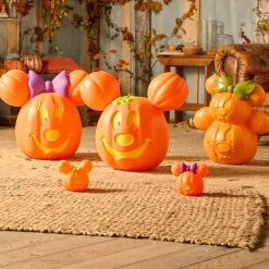 Petite citrouille creusée Minnie lumineuse Accessoires De Décoration Disney