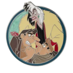 Sale Pin's Cruella d'Enfer et hommes de main, 101 Dalmatiens Pins