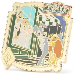 Pin's La Belle et le Clochard Restaurant de Tony en édition limitée Pins