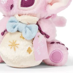New Porte-clés petite peluche Angel avec pochette, Lilo & Stitch Peluches