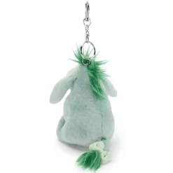 Porte-clés petite peluche Bourriquet verte, Winnie l'Ourson, 16 cm Peluches