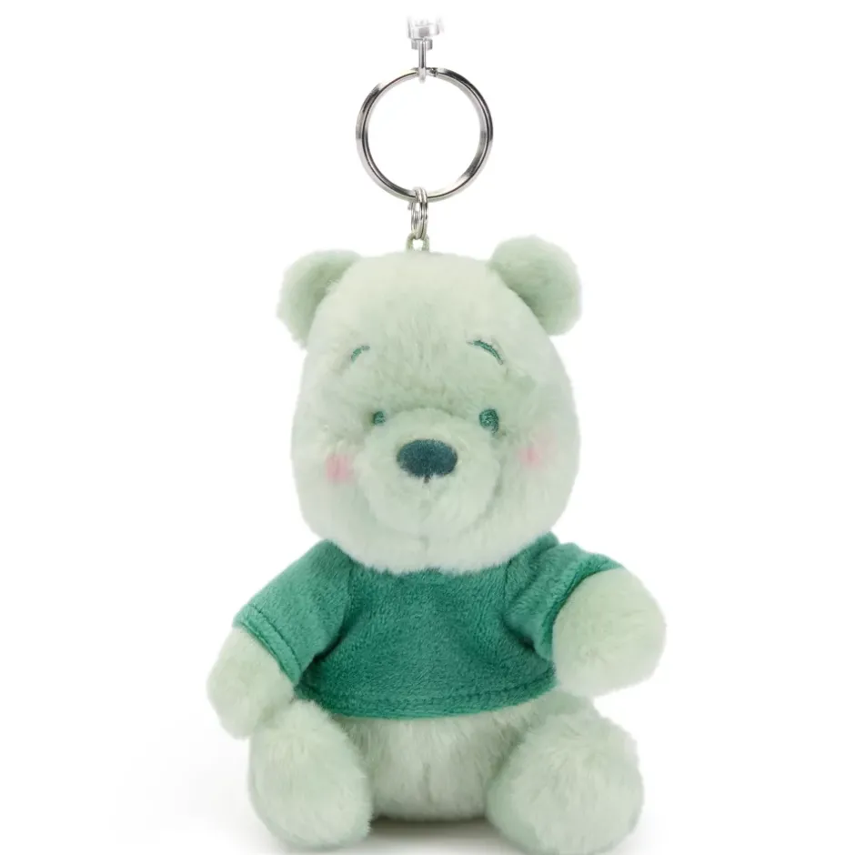 Hot Porte-clés petite peluche Winnie l'Ourson verte, 18 cm Peluches