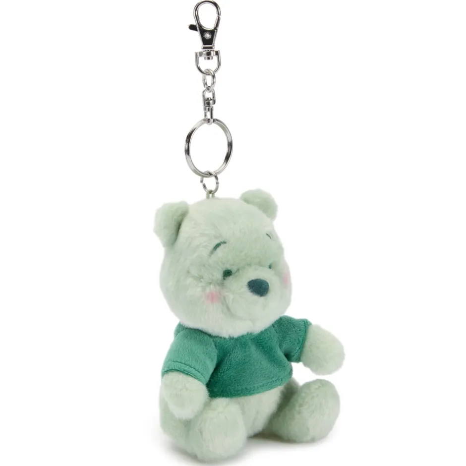Hot Porte-clés petite peluche Winnie l'Ourson verte, 18 cm Peluches