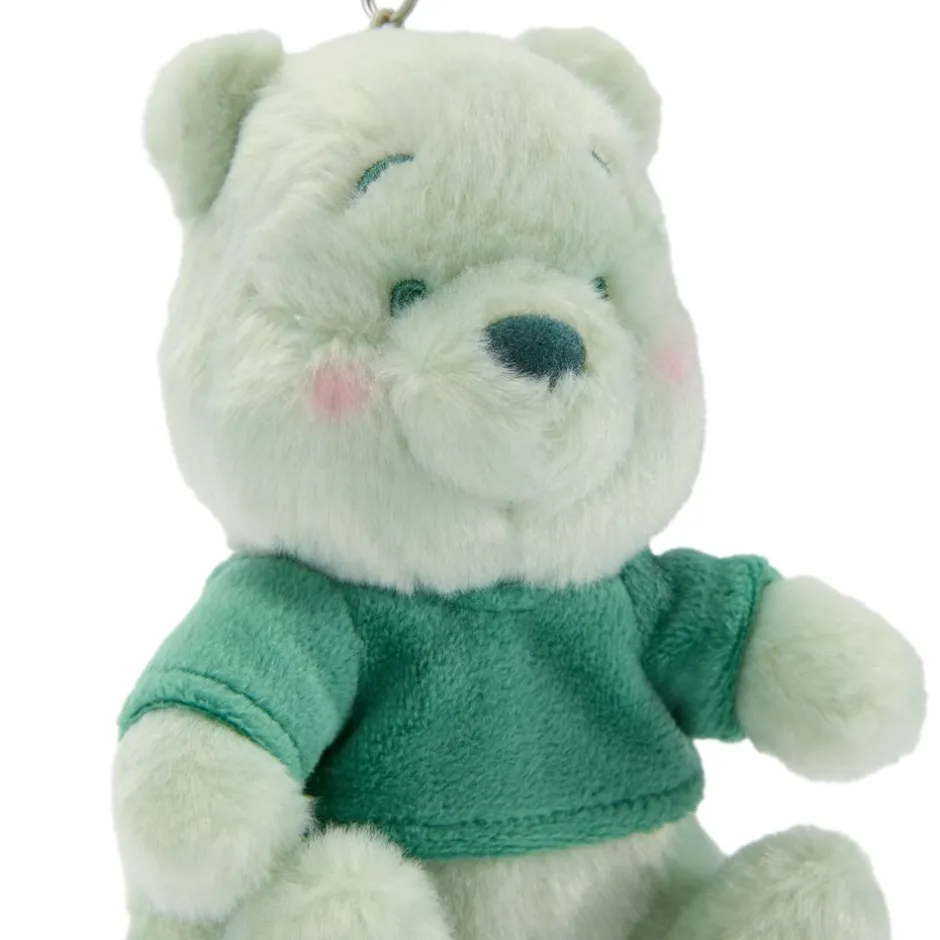 Hot Porte-clés petite peluche Winnie l'Ourson verte, 18 cm Peluches