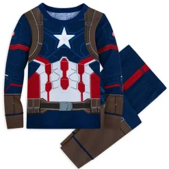 Hot Pyjama déguisement Captain America pour enfants Enfant Pyjamas Et Chaussons Pour Enfant