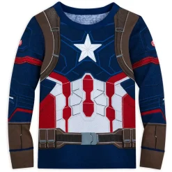 Hot Pyjama déguisement Captain America pour enfants Enfant Pyjamas Et Chaussons Pour Enfant