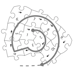 Ravensburger Puzzle Stitch avec oreilles en relief 72 pièces Jeux De Société Et Puzzles