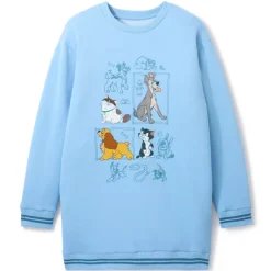 Best Robe sweat-shirt Chiens et chats Disney pour femmes Femme Mode Pour Femmes