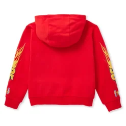 Sale Sweat Flash McQueen à capuche avec fermeture zippée pour enfants, Disney Pixar Cars Enfant Vêtements Pour Enfant