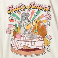 Sweat-shirt La Belle et le Clochard pour femmes Femme Mode Pour Femmes|Pull Et Sweat