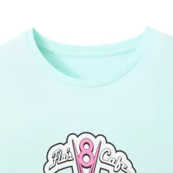 Discount T-shirt Café V8 de Flo bleu pour adultes, Disney Pixar Cars Femme Chemises Et T-Shirts|Vêtements Homme - T-Shirts, Sweats